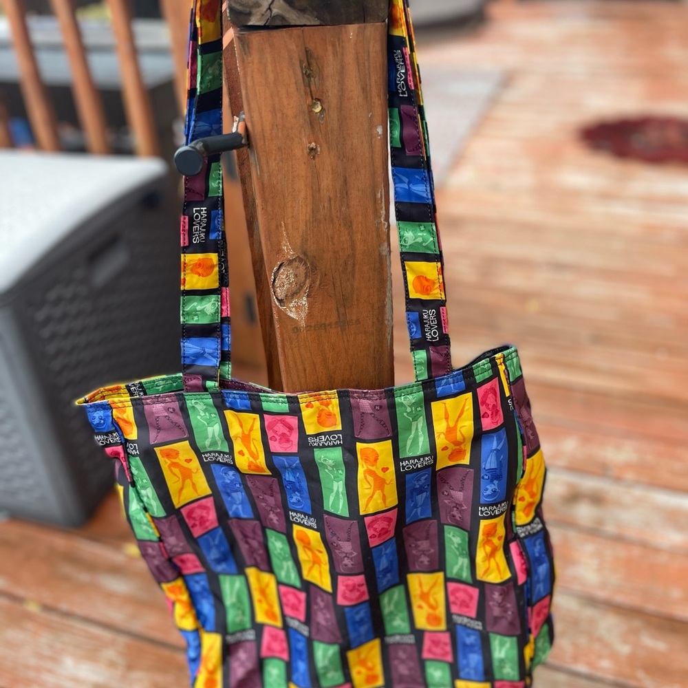 Harajuku Lovers Multicolor Graphic Tote